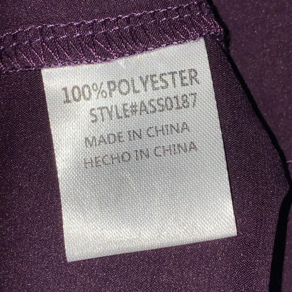 Alisastyle Purple Cottagecore‎ Maxi Dress Medium Sheer Sleeve Boho Formal Dress